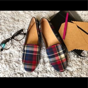 JCrew Plaid Flats, 7